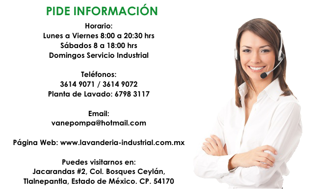 Contacto lavandería pompas de jabón